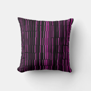 Zeer Cool Moderne Magenta Gestreepte Kussen