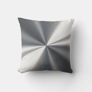 Zeer Cool Zilveren Kleur Perspectief Worp Kussen