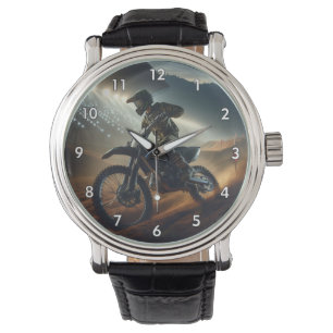 Zeer coole MotoCross concurrentie digitale renderi Horloge