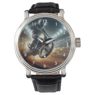 Zeer coole MotoCross concurrentie digitale renderi Horloge