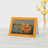 ZEER DANKBAAR VOOR U THANKSGIVING KAART (Gele Bloem)