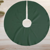 Zeer donkergroen - geborsteld polyester boomrok kerstboom rok