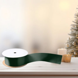 Zeer donkergroen - satijnlint lint