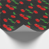 Zeer dotty Cherry in Black Cadeaupapier (Hoek)