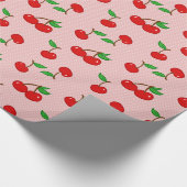 Zeer dotty Cherry in Roze Cadeaupapier (Hoek)