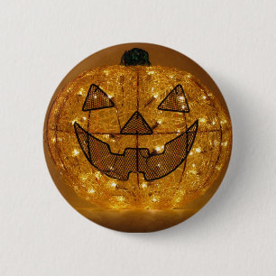 Zeer eng Halloween Pumpkin Button