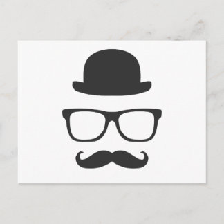 Zeer Engelse Mustache Briefkaart