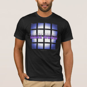 Zeer gedetailleerd t-shirt "Make Music"-drumpad