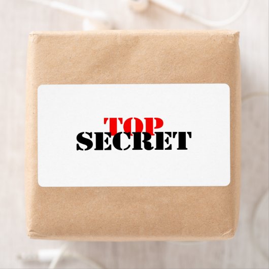 Zeer geheim etiket (Insitu)