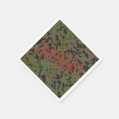 Zeer geheim GI Camouflage Party Cocktail Napkins Servetten (Hoek)