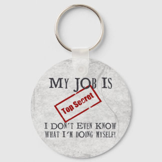 Zeer geheim! sleutelhanger