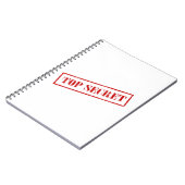 Zeer geheime laptop notitieboek (Linkerzijde)