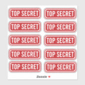 Zeer geheime Stickers (Vel)