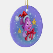 Zeer Gelica Kerstmis Keramisch Ornament (Rechts)