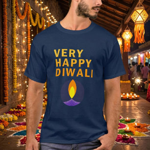 Zeer gelukkig Diwali T-shirt
