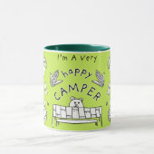 "Zeer gelukkige camper" Mok (Midden)