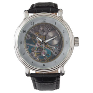 Zeer gesimuleerde, transparante polshorloge horloge