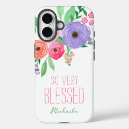 Zeer gezegende voorjaarsbloei iPhone 16 hoesje