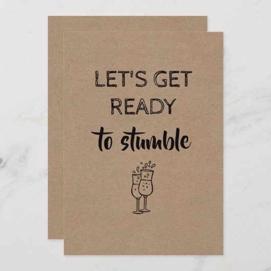 Zeer Grappig Bruidsmeisje / Maid of Honor Voorstel Kaart (Voorkant / Achterkant)