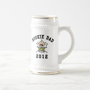 Zeer grappige New Rookie Dad 2012 T-Shirts Bierpul