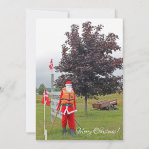 Zeer Grappige Prettig Kerstmis Groetkaart! Feestdagenkaart