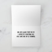 ZEER GRATIS VOOR "U" BEDANKKAART (Binnen)