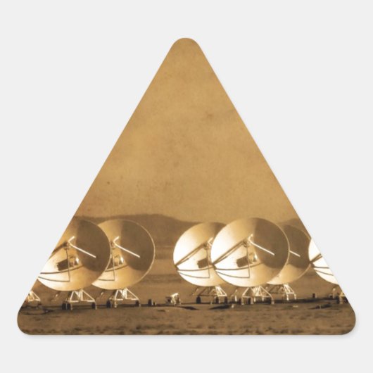 Zeer grote array driehoek sticker (Voorkant)