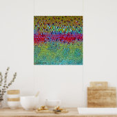 Zeer grote regenboogforel Poster (Keuken)