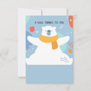 Zeer hartelijk dank! bedankkaart