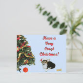 Zeer het Blauwe Briefkaart van Gimli van Kerstmis (Staand voorkant)