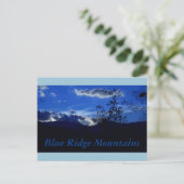 Zeer het Briefkaart van Blue Ridge Mountains (Staand voorkant)