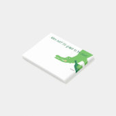 Zeer hip wijn alligator post-it® notes (Schuin)