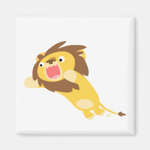 Zeer Hongaars Cute Cartoon Lion Magnet Magneet