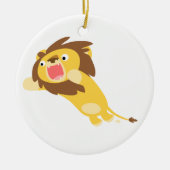 Zeer Hongaars Cute Cartoon Lion Ornament (Voorkant)