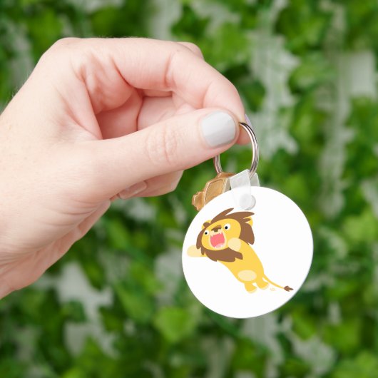 Zeer Hongaarse Cute Cartoon Lion Sleutelhanger (Hand)