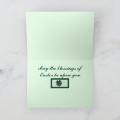 Zeer Ierse Pasen Feestdagen Kaart (Binnen)