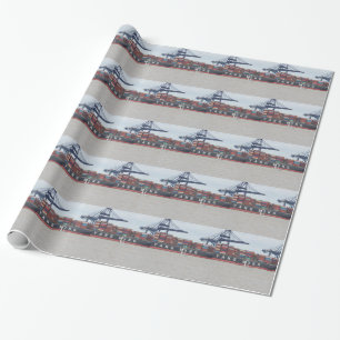 Zeer klein jacht Zeer groot schip! Cadeaupapier