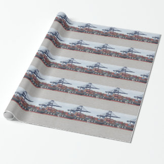 Zeer klein jacht Zeer groot schip! Cadeaupapier