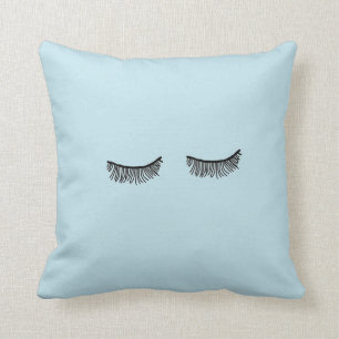 Zeer kleine troebele blauwe eyelash Pillow Kussen