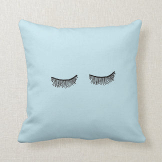 Zeer kleine troebele blauwe eyelash Pillow Kussen