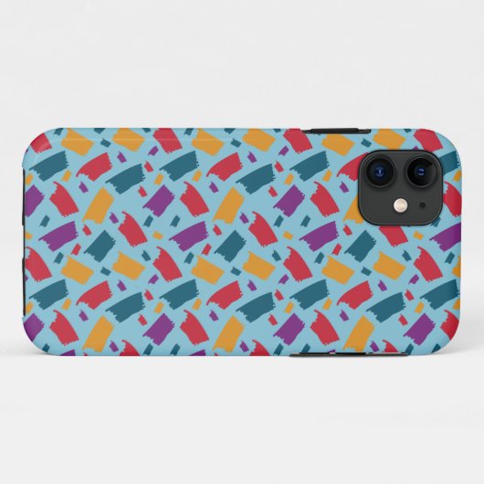 Zeer kleurrijk Abstract patroon Case-Mate iPhone Case (Achterkant (horizontaal))