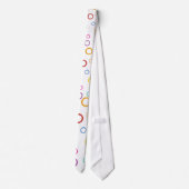 Zeer kleurrijk Eenvoudig Stropdas (Achterkant)