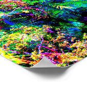 Zeer kleurrijke Psychedelic Mandala Poster (Hoek)