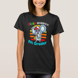 Zeer Koalafied 5e-klasser terug naar school Koala T-shirt