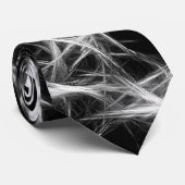 Zeer koel zwart-wit stropdas (Opgerold)