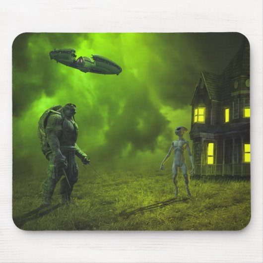 Zeer kool Alien Planet Muismat (Voorkant)