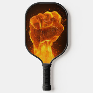 Zeer kool brandend vuist pickleball paddle