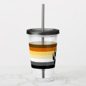 Zeer kool Gay Beer Pride Flag Beer Paw Acryl Drinkbeker (Voorkant)