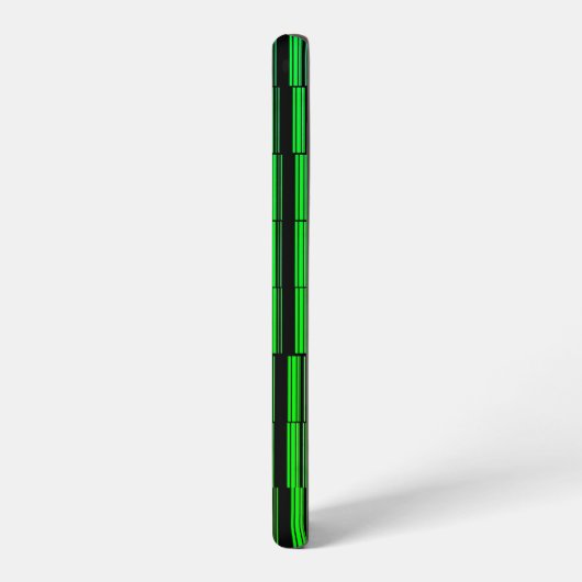 Zeer kool Modern Green Striped Samsung Galaxy Hoesje (Linkerkant)