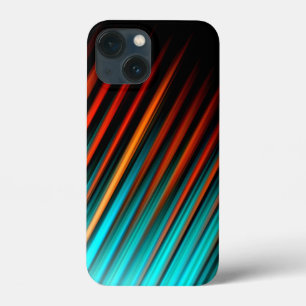 Zeer kool Modern Multicolored Striped iPhone 13 Mini Hoesje